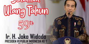 Komisi Perlindungan Anak Indonesia mengucapkan Selamat Ulang Tahun yang ke-59 Presiden RI DeskripsiIr. H. Joko Widodo