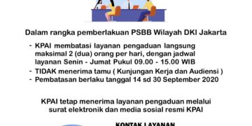 PENGUMUMAN PEMBATASAN LAYANAN LANGSUNG