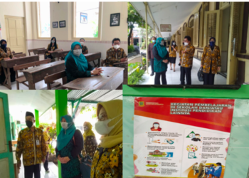 KPAI PENGAWASAN KESIAPAN PTM KE SEKOLAH DI MOJOKERTO, JAWA TIMUR