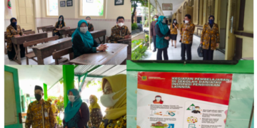 KPAI PENGAWASAN KESIAPAN PTM KE SEKOLAH DI MOJOKERTO, JAWA TIMUR