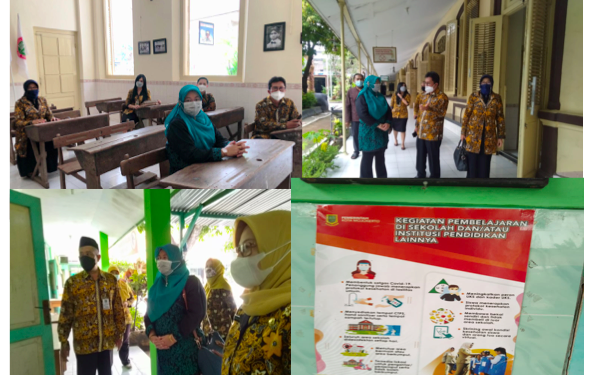 KPAI PENGAWASAN KESIAPAN PTM KE SEKOLAH DI MOJOKERTO, JAWA TIMUR