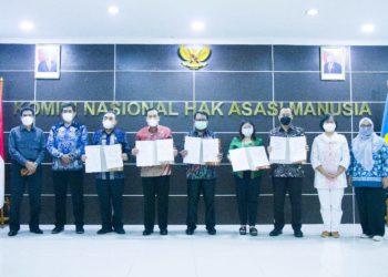 NOTA KESEPAHAMAN BERSAMA DITANDATANGANI OLEH LIMA LEMBAGA NEGARA SEBAGAI UPAYA PENGAWASAN DAN PENCEGAHAN PENYIKSAAN