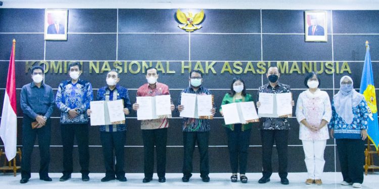 NOTA KESEPAHAMAN BERSAMA DITANDATANGANI OLEH LIMA LEMBAGA NEGARA SEBAGAI UPAYA PENGAWASAN DAN PENCEGAHAN PENYIKSAAN