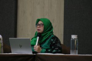 Margaret Aliyatul Maimunah dalam paparannnya terkait pengawasan anak korban jaringan terorisme