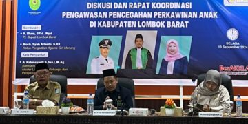 ANGKA PERKAWINAN ANAK DI LOMBOK BARAT TINGGI: KPAI GELAR RAKOR DENGAN STAKEHOLDER