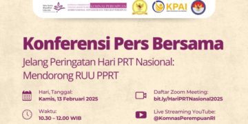 Siaran Pers Komnas Perempuan, Komnas HAM, KPAI, KND Merespons Hari Pekerja Rumah Tangga (PRT) Nasional:Mendorong Percepatan Pengesahan RUU PPRT