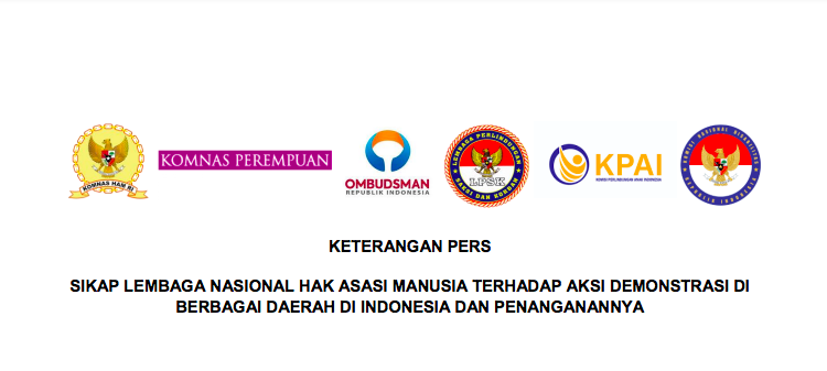 Sikap Lembaga Nasional HAM terhadap Aksi Demonstrasi di Berbagai Daerah di Indonesia & Penanganannya