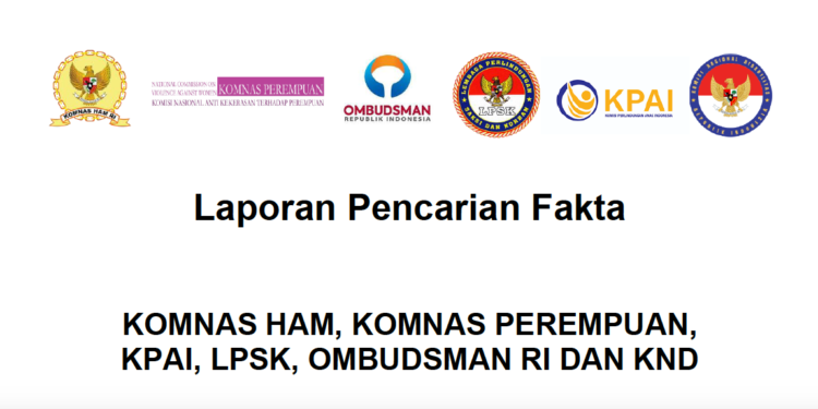 Laporan Pencarian Fakta: Pelanggaran HAM dalam Unjuk Rasa dan Kerusuhan Agustus – September 2025